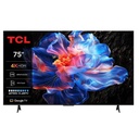 TELEVISOR UHD 4K 75&quot; GOOGLE TV 12.0 HDR10 NEGRO/-TCL