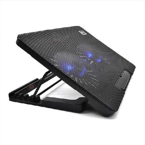 VENTILADOR PARA LAPTOP DE 11&quot; A 16&quot; 5 NIVEL NEGRO/-E-LASSER