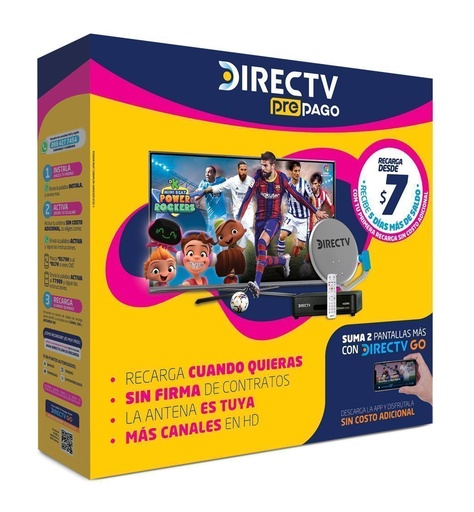 [DIRECTVKIT-HD] DirecTV a Antena para TV / Kit Prepago DirecTV / HD