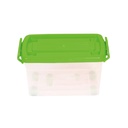 ORGANIZADOR MOVIL 2 TRACK CON RUEDA TRANSPARENTE/VERDE - PLAPASA
