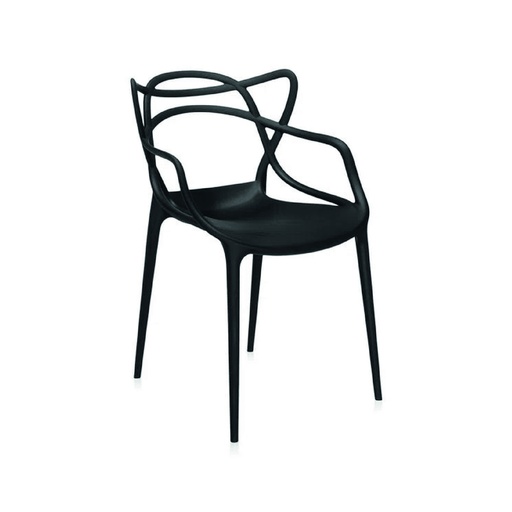 [SILLA ART SIDNEY C/BRAZO GRAFITO] SILLA PLÁSTICA  ART SIDNEY CON BRAZOS GRAFITO - PICA SILLA ART SIDNEY C/BRAZO GRAFITO