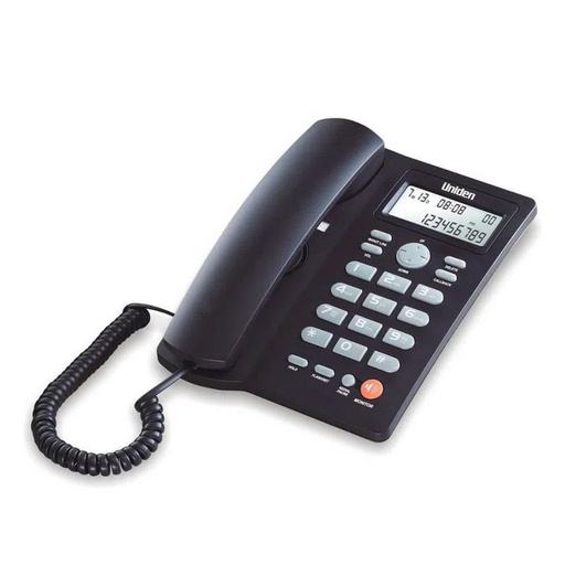 [AS7413] TELEFONO ALAMB D/MESA PANT LCD NEGRO - UNIDEN