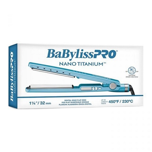 [BNT4091TSR] PLANCHA ALISADORA DE CABELLO 1 1/4&quot; NANO TITANIUM -BABYLISS