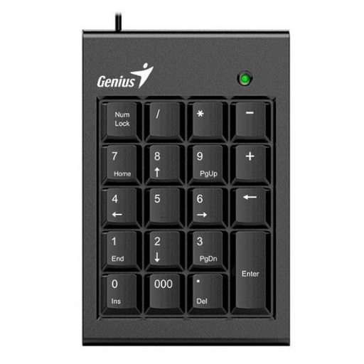 [NUMPAD 100] TECLADO NUMERICO USB DISEÑO DELGADO NEGRO/-GENIUS NUMPAD 100