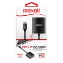 ADAPTADOR USB C - VGA NEGRO - MAXELL