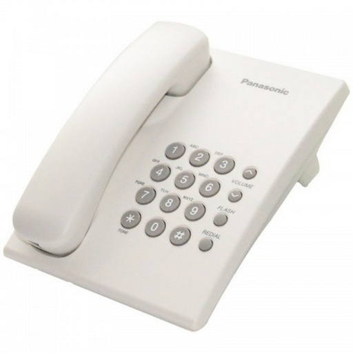 [KX-TS500MX] TELEFONO ALAMBRICO SENCILLO PLOMO/-PANASONIC KX-TS500MX