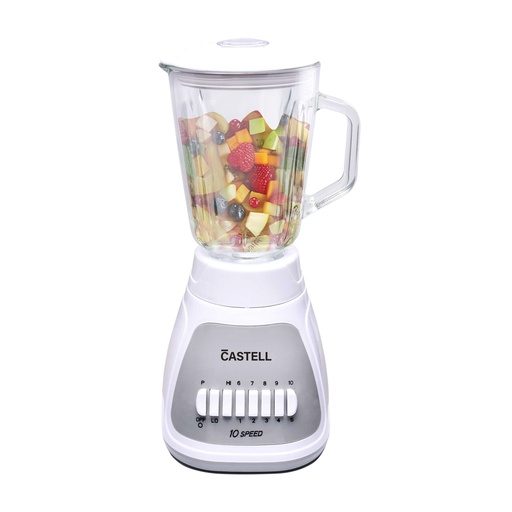 [CSTL-818G] LICUADORA 500WATTS 1.5LT 11 VELOCIDADES VASO DE VEDRIO  INOX/-CASTELL