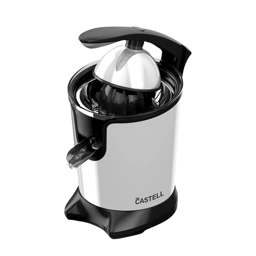 [CSTL-JC25] EXPRIMIDOR DE JUGO 1VL 130WATTS INOX/NEGRO -CASTELL