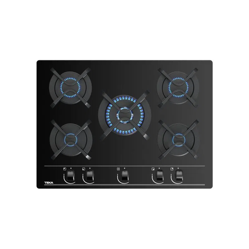 [GBC 75030 KBB] ENCIMERA EMPOTR A/GAS CRISTAL 5Q 70CM POTENCIA 1100W 48X57X4.9CM -TEKA