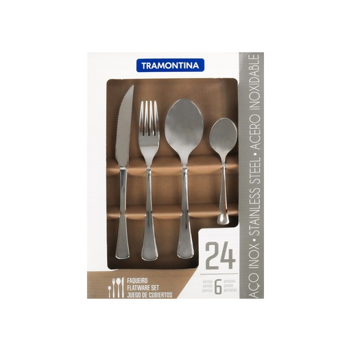 [66945/003] CUBIERTO X24 PZ HAVANA -TRAMONTINA