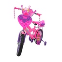 BICICLETA DE NIÑA ARO 16" CON MOCHILA Y CASCO 1609 -CRECER