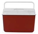 HIELERA FAMILIAR 10LT ROJO