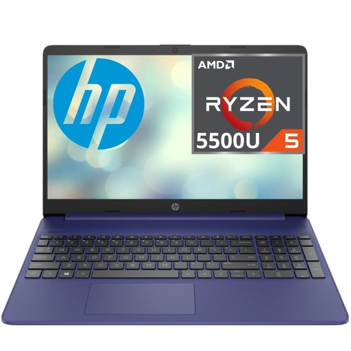 [A3LZ8LA#ABM (12GB)] LAPTOP HP 12GB RAM AMD RYZEN 5 512GB SSD 15.6&quot; FREEDOS AZUL/-HP