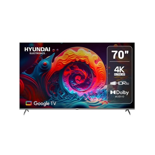 [HYLED7006G] TELEVISOR 70&quot; LED UHD SMART 4K  16GB  BT 5.1 GOOGLE TV NEGRO/-HYUNDAI