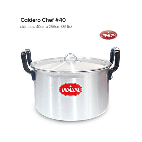 [CALDERO INDUSTRIAL #40 INDALUM] CALDERO INDUSTRIAL 40CM -INDALUM