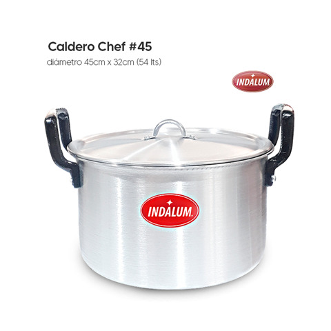 [CALDERO INDUSTRIAL #45 INDALUM] CALDERO INDUSTRIAL 45CM -INDALUM
