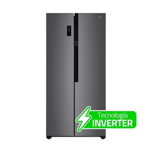 [RI-760 CR] REFRIGERADORA SIDE BY SIDE INVERTER ANTIHUELLA AI FRESH SENSE S 61X83.2X177.7CM CROMA/-INDURAMA